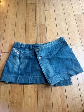 Diesel Denim Wrap Skirt - 27 Y2K